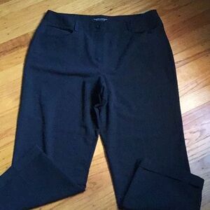 Navy Larry Levine tailored classic style slacks Size 10